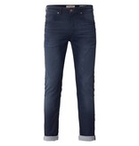 Petrol Seaham Coated Slim Fit Midnight Blue
