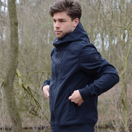 Airforce Softshell Jacket Chestpocket Summer Softshell Dark Navy Blue