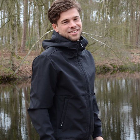 Airforce Softshell Jacket Webbing Summer Softshell True Black