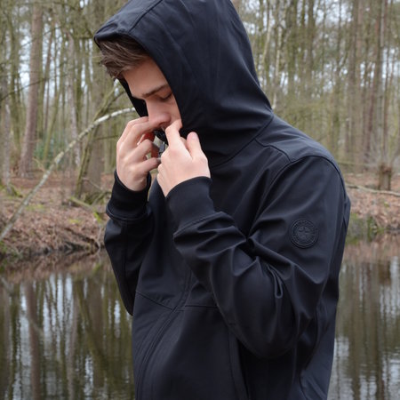 Airforce Softshell Jacket Webbing Summer Softshell True Black