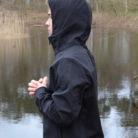 Airforce Softshell Jacket Webbing Summer Softshell True Black