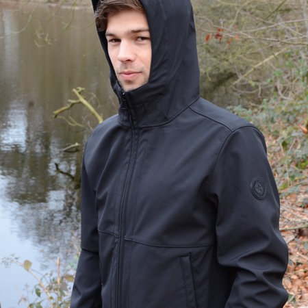 Airforce Softshell Jacket Webbing Summer Softshell True Black
