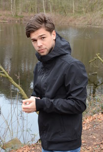 Softshell Jacket Chestpocket Summer Softshell True Black