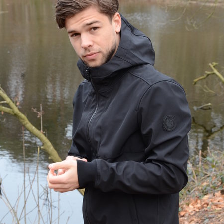 Airforce Softshell Jacket Chestpocket Summer Softshell True Black