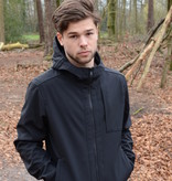 Airforce Softshell Jacket Chestpocket Summer Softshell True Black