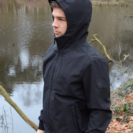 Airforce Softshell Jacket Chestpocket Summer Softshell True Black