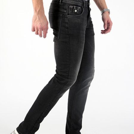 M.O.D  Regular Fit Jeans in Monsone Black Jogg