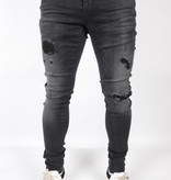Gabbiano Ultimo Jeans Black Destroyed