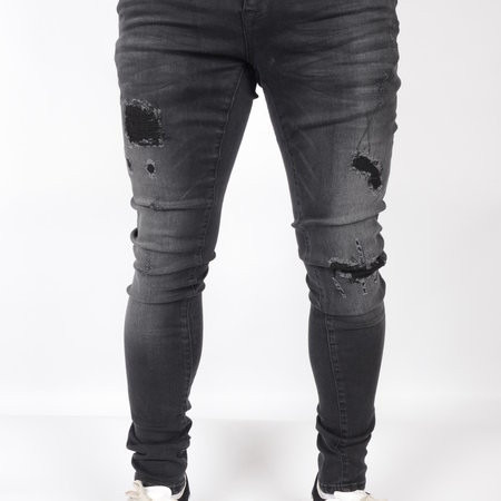 Gabbiano Ultimo Jeans Black Destroyed