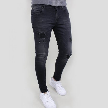 Gabbiano Ultimo Jeans Black Destroyed