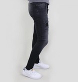Gabbiano Ultimo Jeans Black Destroyed