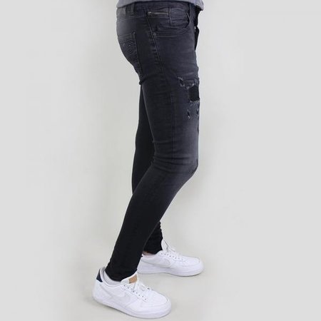 Gabbiano Ultimo Jeans Black Destroyed