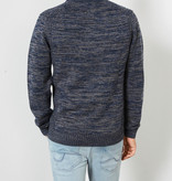 Petrol M-3000-KWC206 Knitwear Collar 5091 - Deep Navy