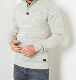 Petrol M-3000-KWC206 Knitwear Collar 0007 - Antique White