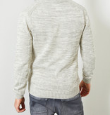 Petrol M-3000-KWC206 Knitwear Collar 0007 - Antique White