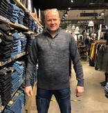 Petrol M-3000-KWC206 Knitwear Collar 5091 - Deep Navy