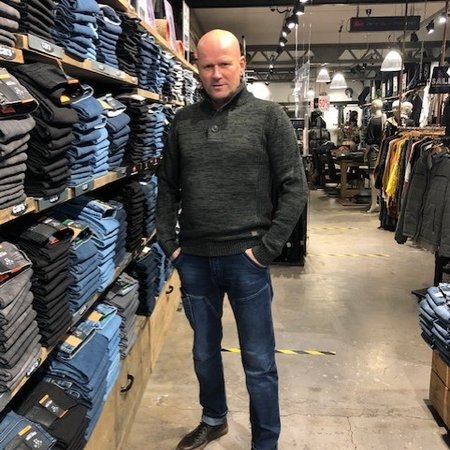 Petrol M-3000-KWC206 Knitwear Collar 6089 - Bottle