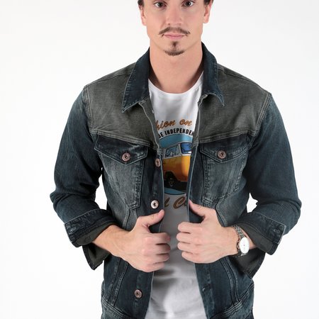 M.O.D  Jimmy Jeans Jacket Lytton Blue 3142