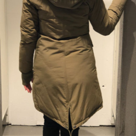 Airforce Fishtail Long Parka Dark Olive Green