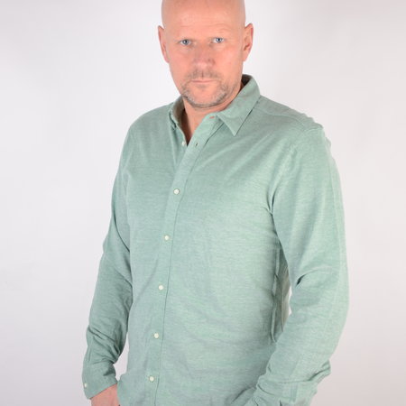 Only & Sons Knitted Melange Shirt Medium Green 22009904