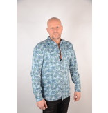 Only & Sons Printed Chambray Shirt Light Blue Denim 22012337