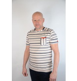 Gabbiano T-shirt Round Neck Ecru 15215