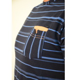 Gabbiano T-shirt Round Neck Navy 15215