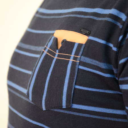 Gabbiano T-shirt Round Neck Navy 15215