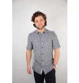 Only & Sons Cuton SS Knitted Pique Aop Shirt Black