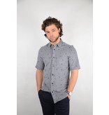 Only & Sons Cuton SS Knitted Pique Aop Shirt Black