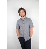 Only & Sons Cuton SS Knitted Pique Aop Shirt Black
