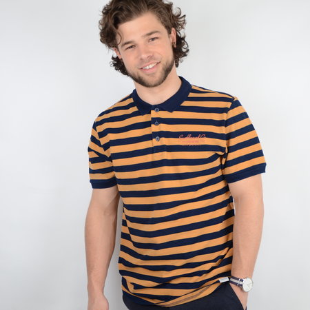Only & Sons Onseven Polo Indigo NF 6622 Tangerine