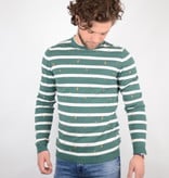 Only & Sons Onsgarson 12 Striped Print Posy Green