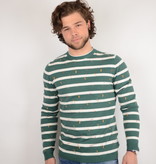 Only & Sons Onsgarson 12 Striped Print Posy Green