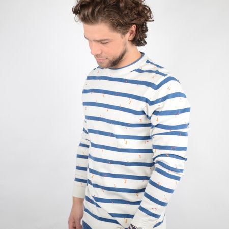 Only & Sons Onsgarson 12 Striped Print Dark Blue