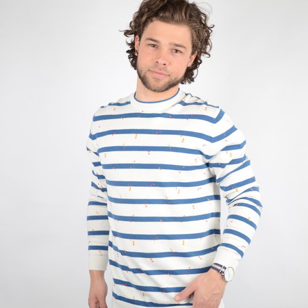 Only & Sons Onsgarson 12 Striped Print Dark Blue