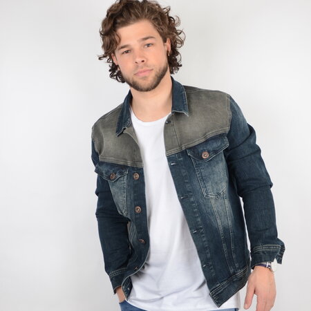 M.O.D  Jimmy Jeans Jacket Lytton Blue 3142
