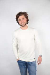 Onsgarson Life 12 Wash Crew Knit Noos White