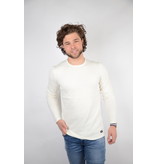 Only & Sons Onsgarson Life 12 Wash Crew Knit Noos White