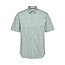 Only & Sons Onsbart Life Ss Aop Stretch Shirt Silver Blue 9271