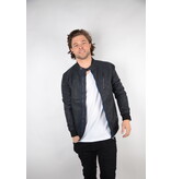 Petrol Jacket PU Bomber Dark Navy (JAC119)