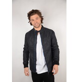 Petrol Jacket PU Bomber Dark Navy (JAC119)