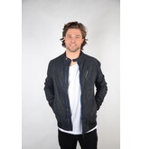 Petrol Jacket PU Bomber Dark Navy (JAC119)