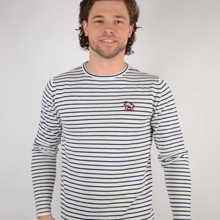 Petrol Knitwear R-Neck Dark Petrol (KWR211)