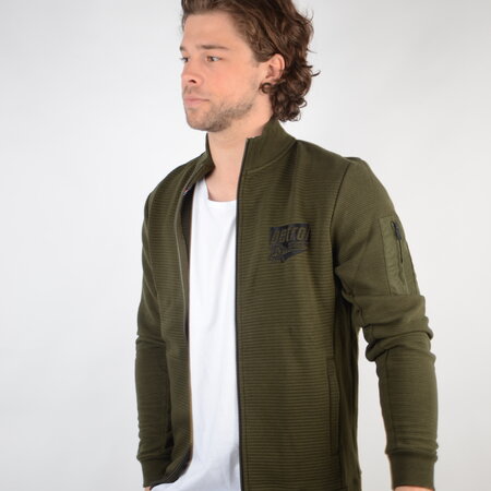 Petrol Sweater Collar Dark Army (SWC320)