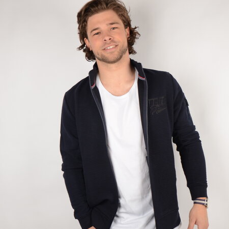 Petrol Sweater Collar Dark Navy (SWC320)