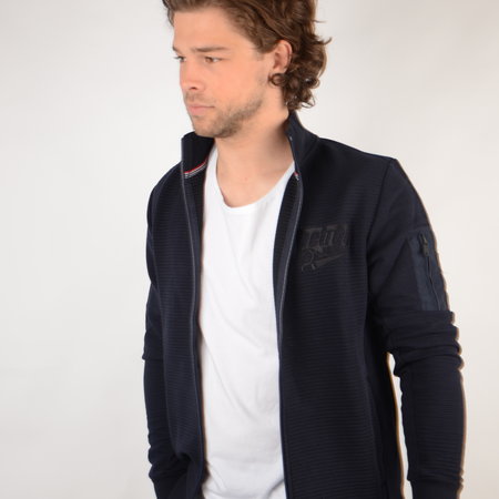 Petrol Sweater Collar Dark Navy (SWC320)