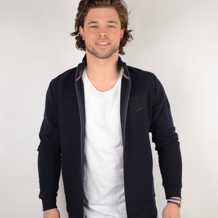 Petrol Sweater Collar Dark Navy (SWC320)