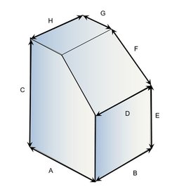 Bootzeil Square shape type 3 custom cover