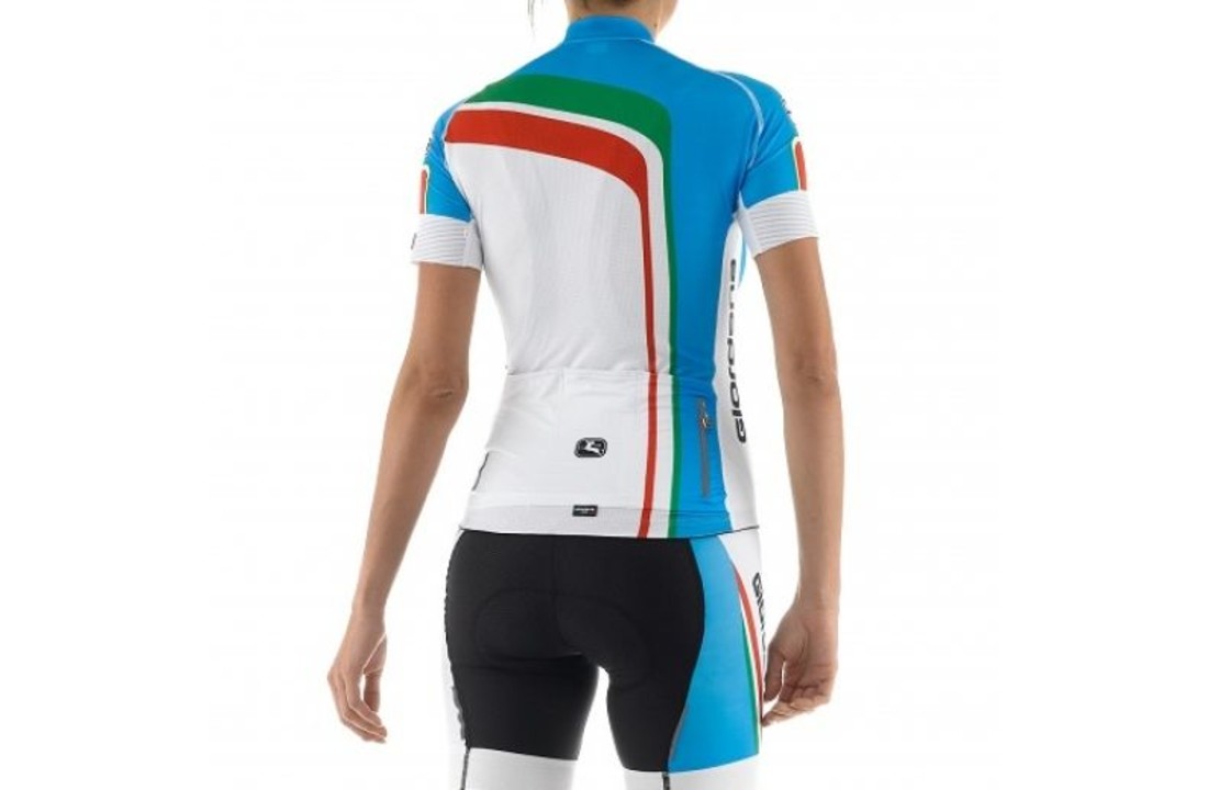 Girodana Retro Dames Jersey trade flash blauw